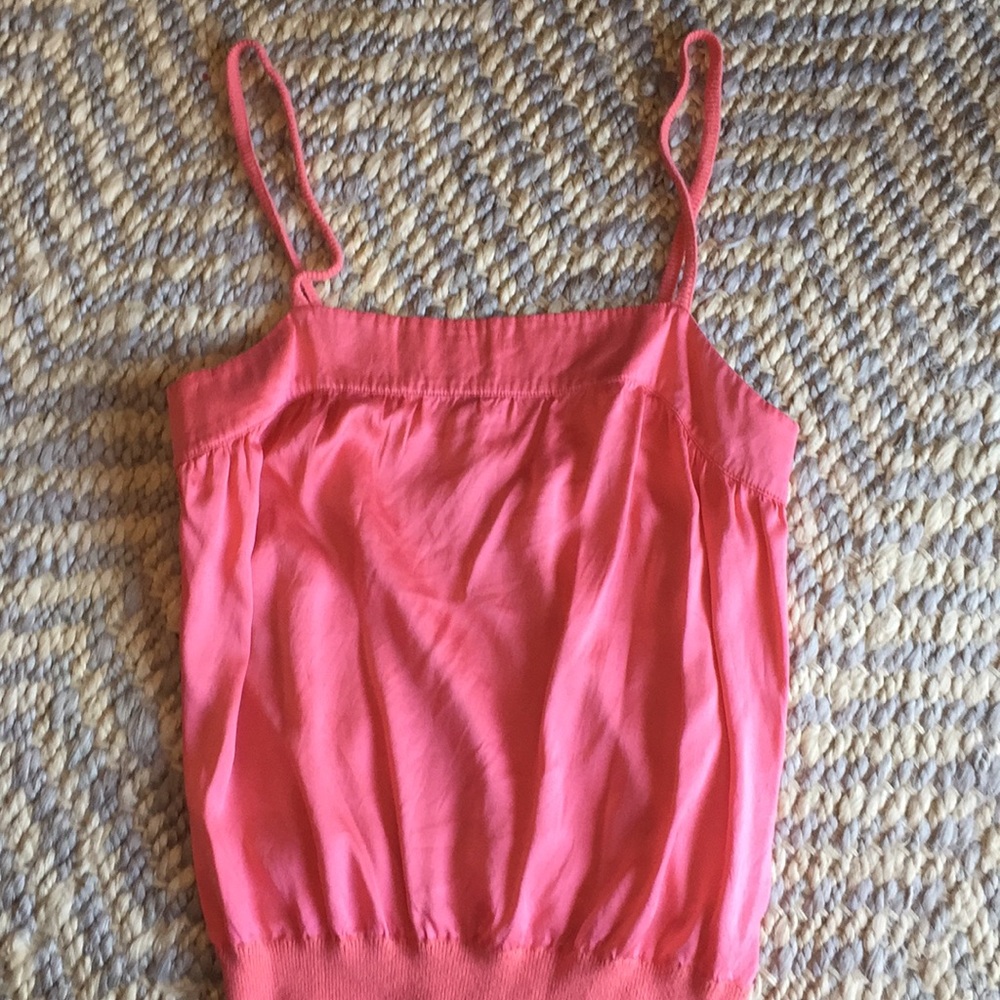 Banana Republic halter tank Pink satin